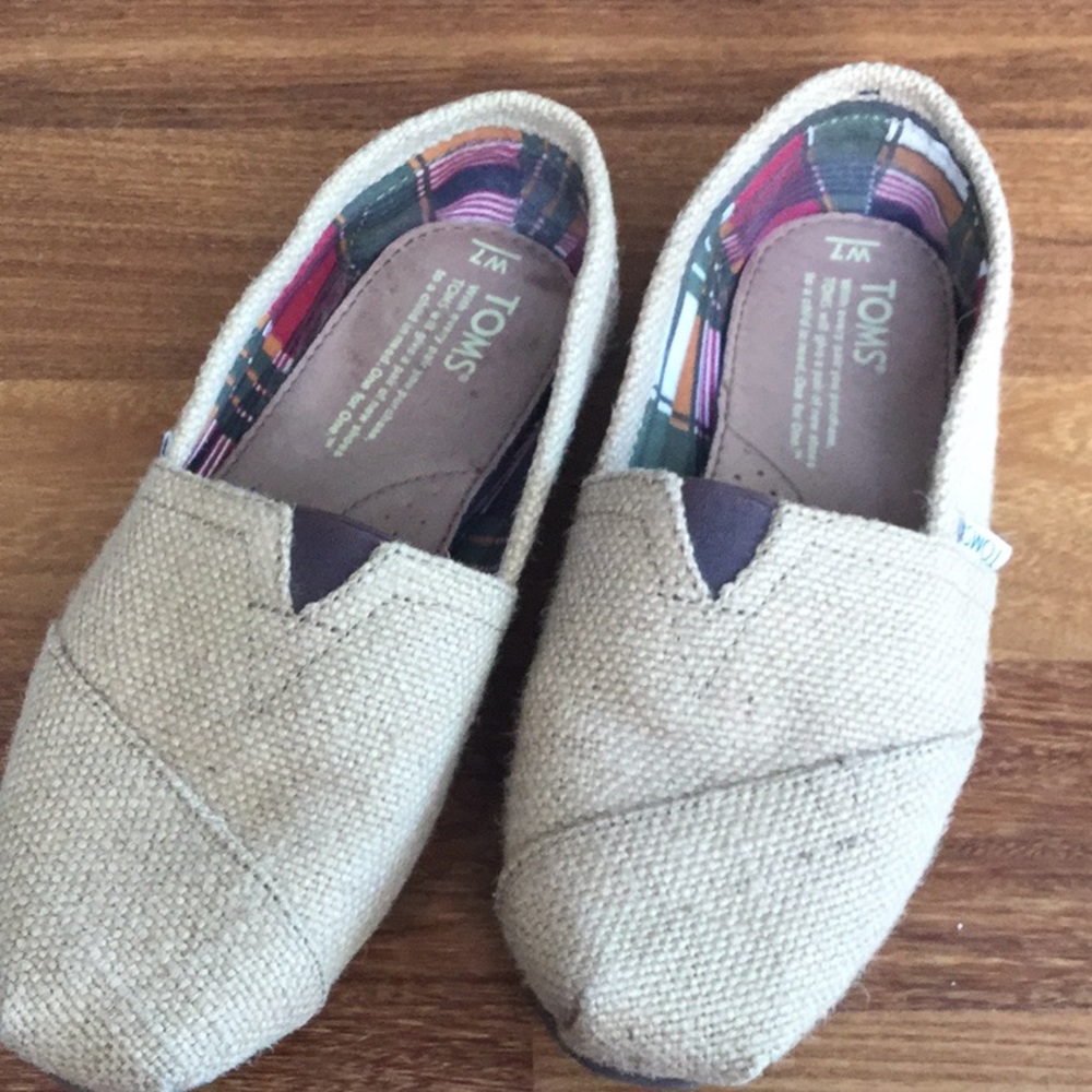 Toms burlap shoe